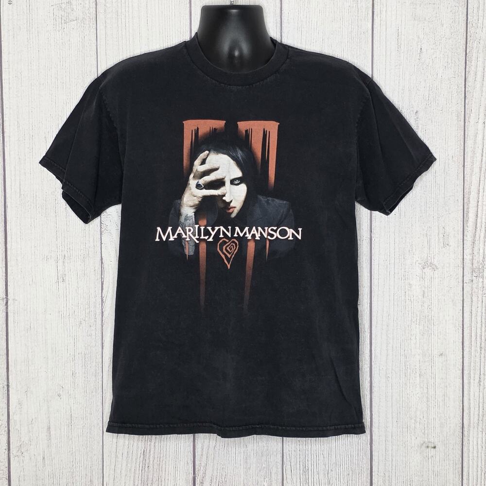 Vintage 2007 Marilyn Manson Eat Me Drink Me Tennessee River Band Tee Large